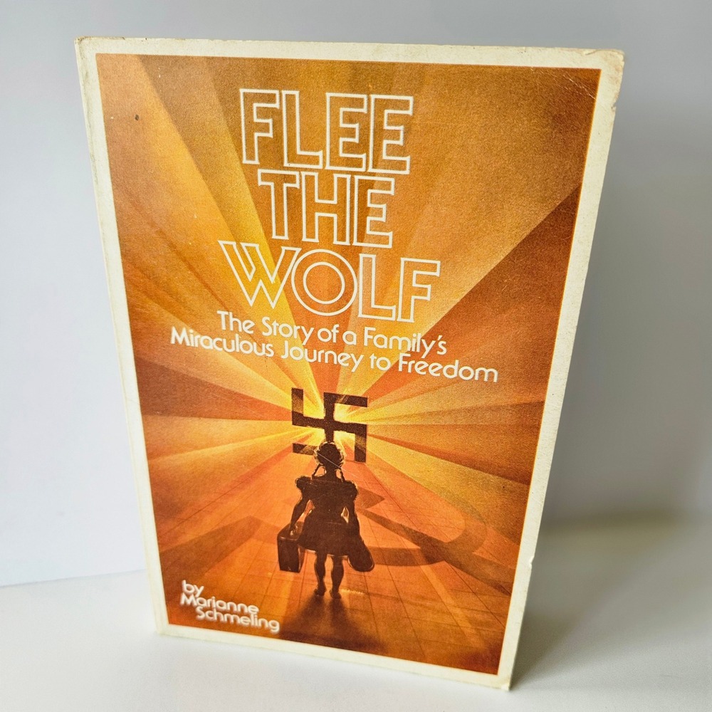 Vtg Flee The Wolf by Marianne Schmeling 1978 PB Book Family's Journey To Freedom